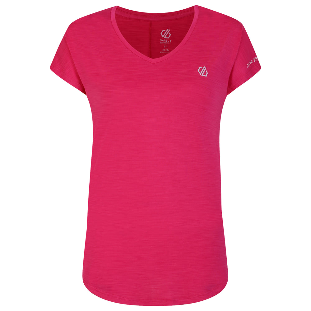 Vigilant Tee - Damen T-Shirt | leicht und schnell trocknend - Pink