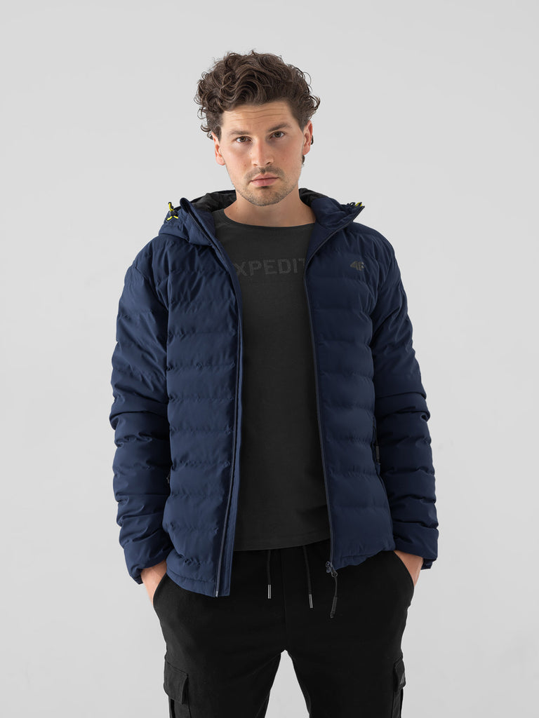 Herren Jacke | Innentasche mit Klettverschluss und Audioausgang - Blau - Herren Jacken - 4F - Sportrabatt