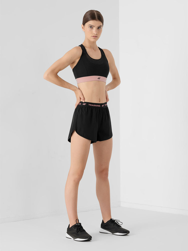 FUNCTIONAL - Damen Shorts | mit einem flachen, druckfreien Taillenband - Schwarz - T TUR Shorts Da - 4F - Sportrabatt
