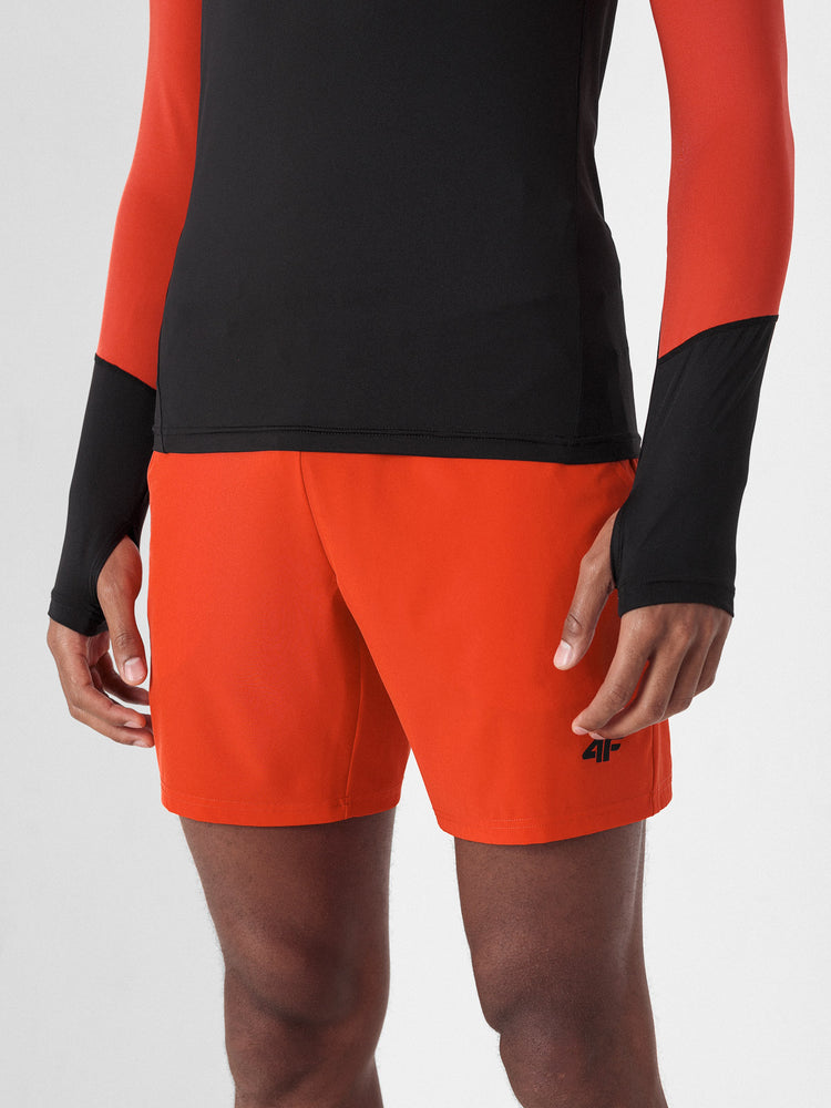 FUNCTIONAL - Herren Shorts | mit 2 offenen Seitentaschen - Orange - T TUR Shorts He/Uni - 4F - Sportrabatt