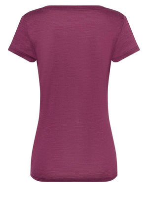 
                  
                    Laden Sie das Bild in den Galerie-Viewer, Ornamental Tee - Damen T-Shirt | aus Merino Wollmix mit  orientalischem Print - Violett - Damen T-Shirt - Super Natural - Sportrabatt
                  
                