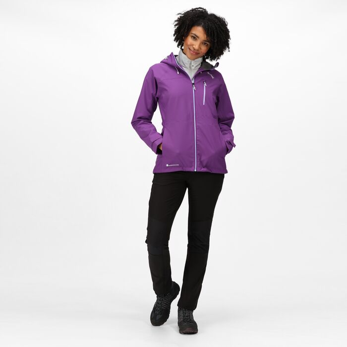 Britedale -  Damen Outdoorjacke | mit eingebauter Taschenlampe an der Kapuze - Violett - Damenjacke Outdoor - Regatta - Sportrabatt