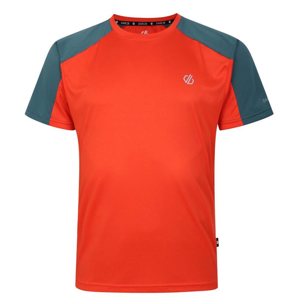 Discernible IITee - Herren T-Shirt | mit reflektierenden Prints - Orange