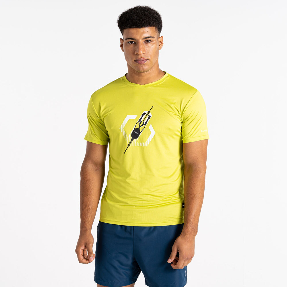 Escalation Tee - Herren T-Shirt | mit Grafikdruck -Gelb