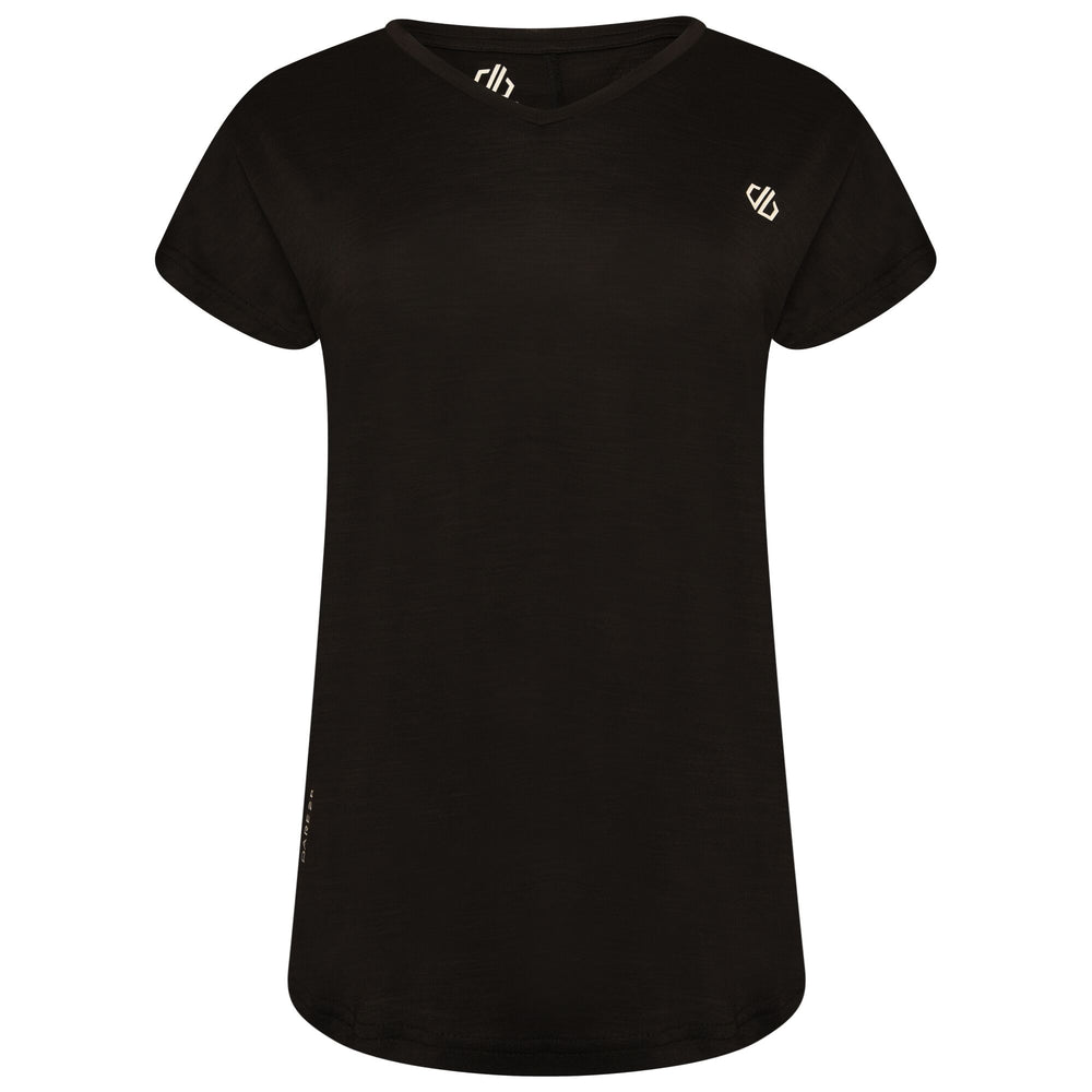 Vigilant Tee - Damen T-Shirt | leicht und schnelltrocknend - Schwarz - T MUS T-Shirts/Tanks ku.Arm Da - Dare2B - Sportrabatt