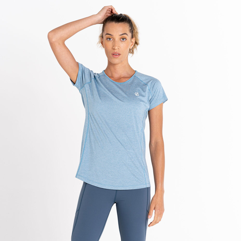 Corral Tee - Damen T-Shirt | mit reflektierenden Prints - Blau