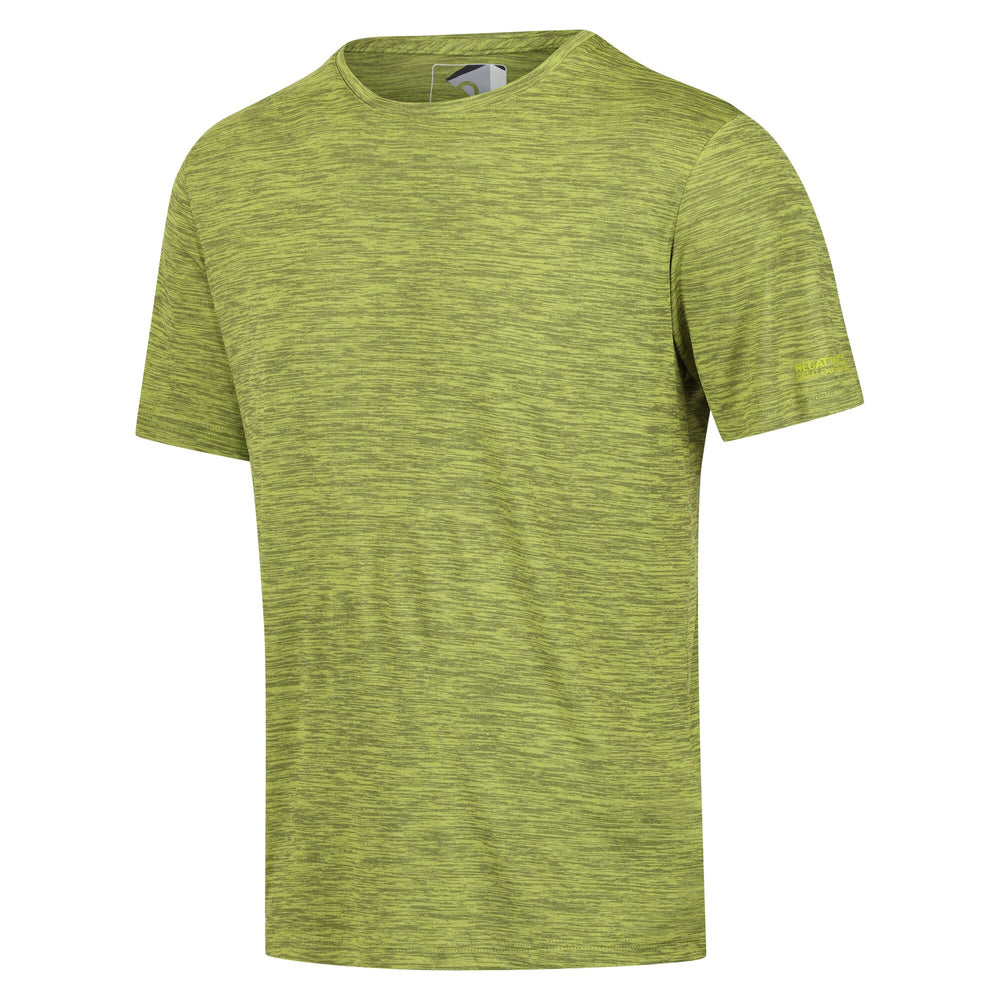 Fingal Edition - Herren T-Shirt | aus meliertem Jersey Gewebe - Grün