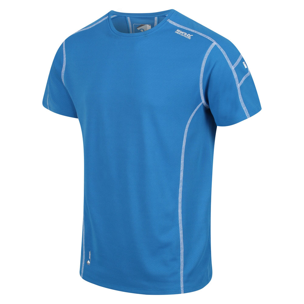 Virda III - Herren T-Shirt | Sehr guter Feuchtigkeitsabtransport - Blau - T MUS T-Shirts/Tanks ku.Arm He/Uni - Regatta - Sportrabatt