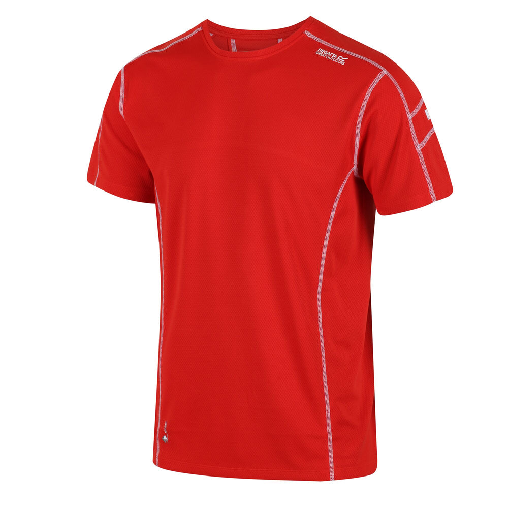 Virda III - Herren T-Shirt | Sehr guter Feuchtigkeitsabtransport - Rot - T MUS T-Shirts/Tanks ku.Arm He/Uni - Regatta - Sportrabatt