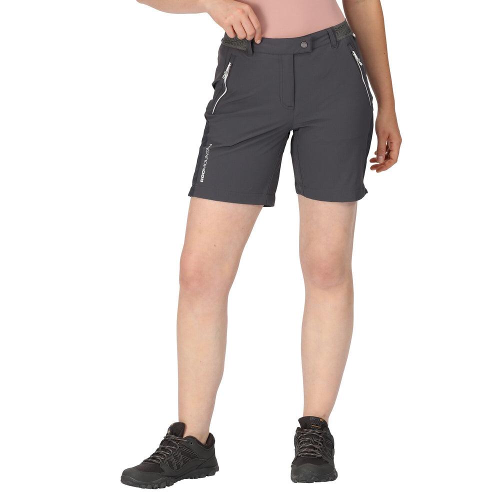 Mountain ShortsII - Damen Short | aus dehnbarem Stretch-Gewebe - Grau