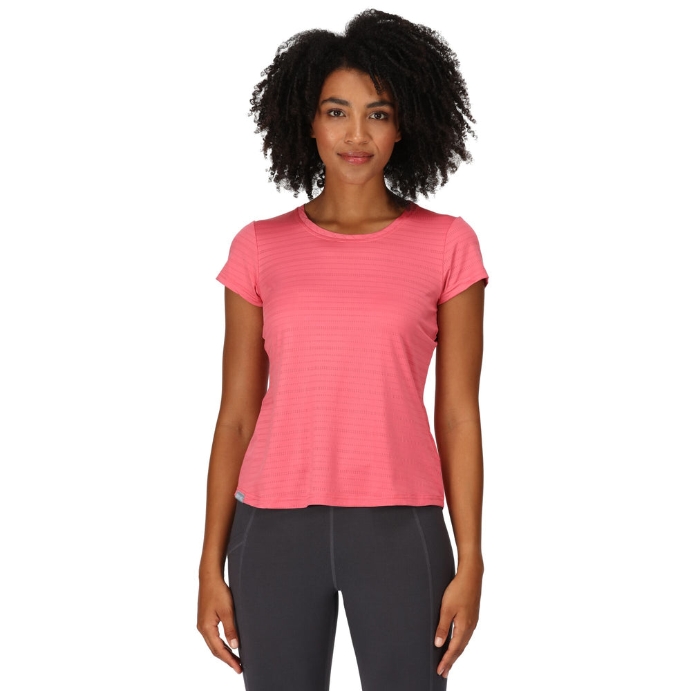 
                  
                    Laden Sie das Bild in den Galerie-Viewer, Limonite VI - Damen T-Shirt  aus schnelltrocknendem Netzgewebe - Pink
                  
                