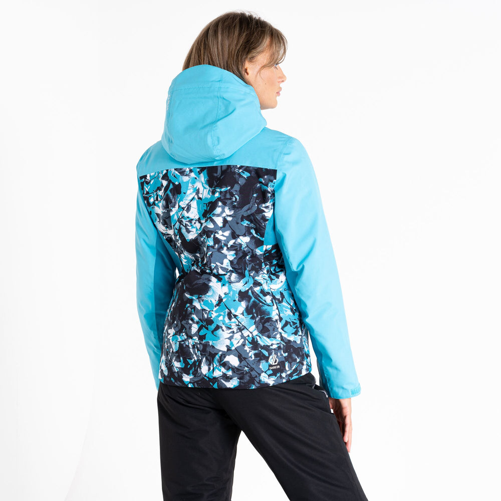 
                  
                    Laden Sie das Bild in den Galerie-Viewer, Determined Jacket - Damen Skijacke | wasserdicht und atmungsaktiv - Blau-Gemustert
                  
                