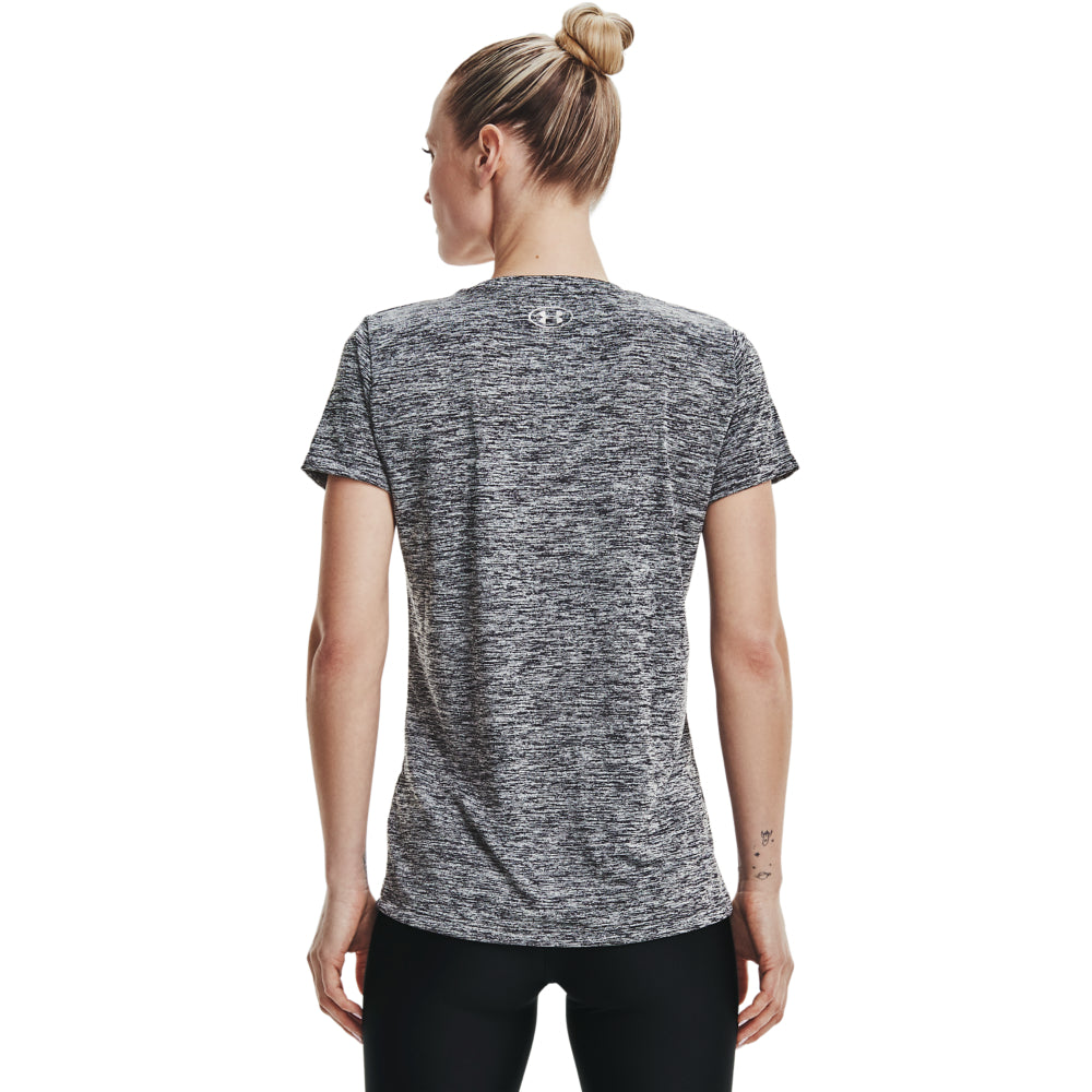 
                  
                    Laden Sie das Bild in den Galerie-Viewer, Tech SSV - Twist - Damen T-Shirt | mit tiefem V-Ausschnitt - Grau-meliert
                  
                