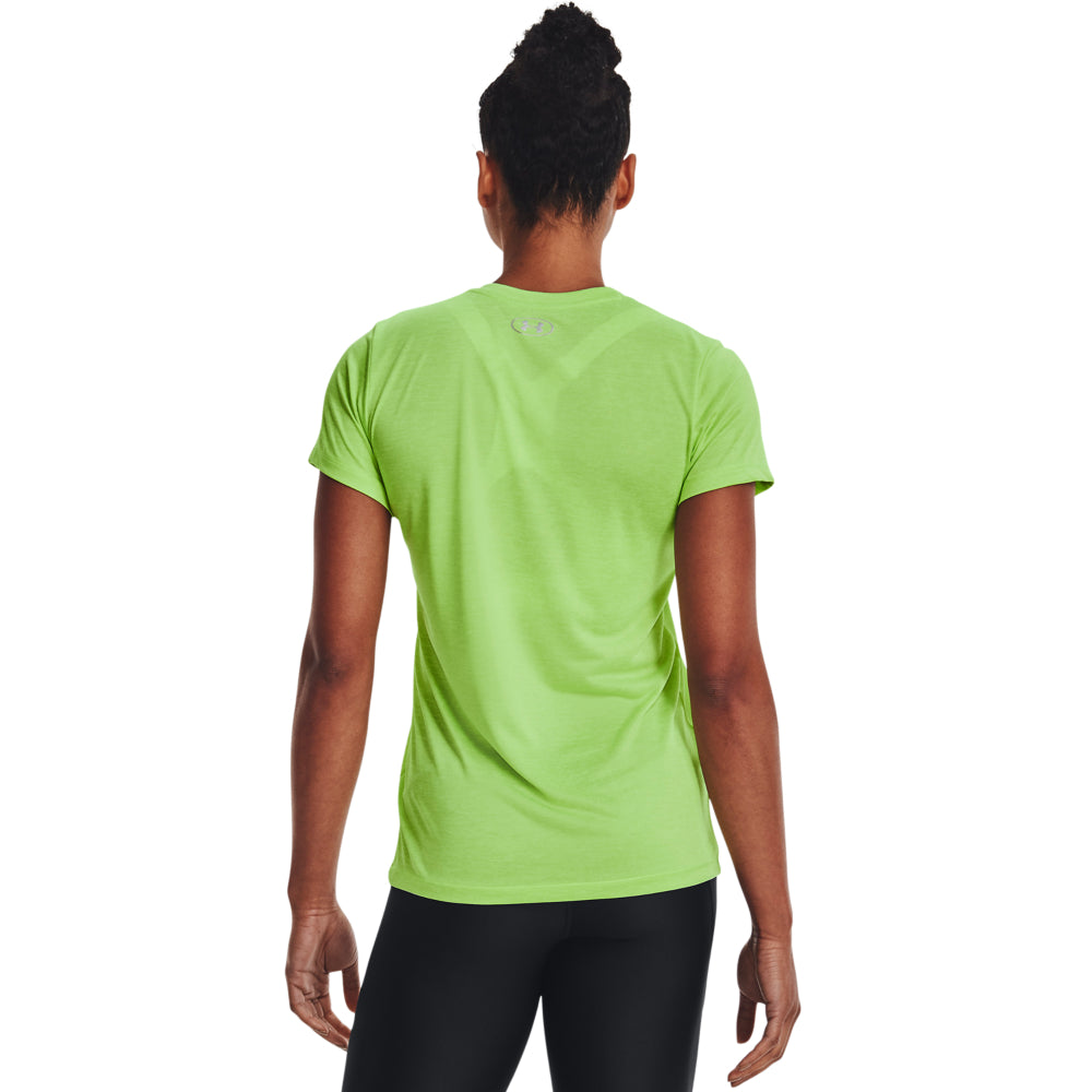 
                  
                    Laden Sie das Bild in den Galerie-Viewer, Twist Tech  - Damen T-Shirt | mit tiefem V-Ausschnitt - Grün
                  
                